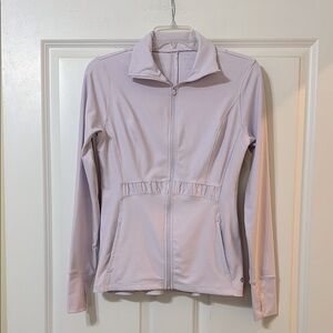 Apana Lavender Purple Utility Zip Yoga Jacket, With Pockets,‎ Women’s Size Small
